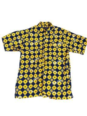 Pelle Pelle by Marc Buchanan Allover Print Button Up Shirt